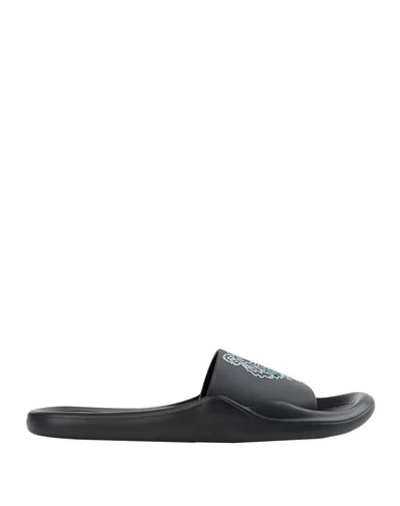 KENZO KENZO MULE WOMAN SANDALS BLACK SIZE 4 PVC - POLYVINYL CHLORIDE