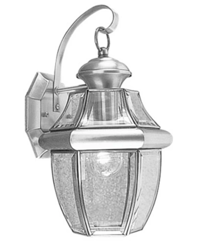 Livex Monterey Wall Lantern In Brushed Ni