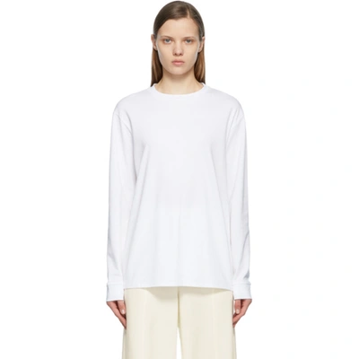 The Row Essentials Ciles Cotton-jersey T-shirt In White