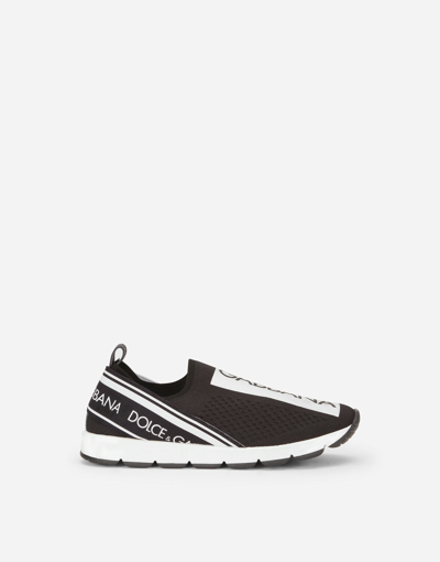 Dolce & Gabbana Sorrento Sneakers With Logo In Black