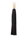 BALMAIN LA CLEF 流苏细节皮质钥匙扣