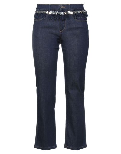 Roberto Cavalli Jeans In Dark Denim