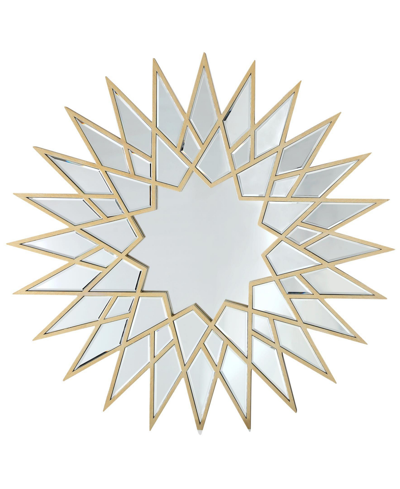 Camden Isle Evening Star Mirror In Gold-tone