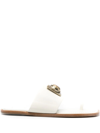 ETRO CROWN ME LEATHER SANDALS