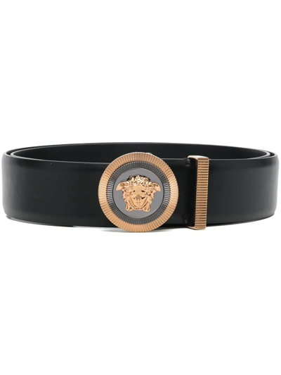 VERSACE MEDUSA-BUCKLE DETAIL BELT