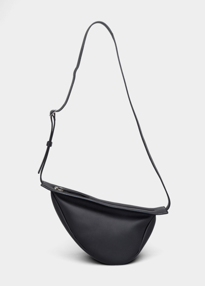 THE ROW SLOUCHY BANANA SMALL CROSSBODY IN SMOOTH CALFSKIN