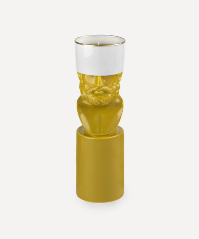 Ginori Il Letterato Amber Lagoon Scented Candelabra 6x40g In Orange