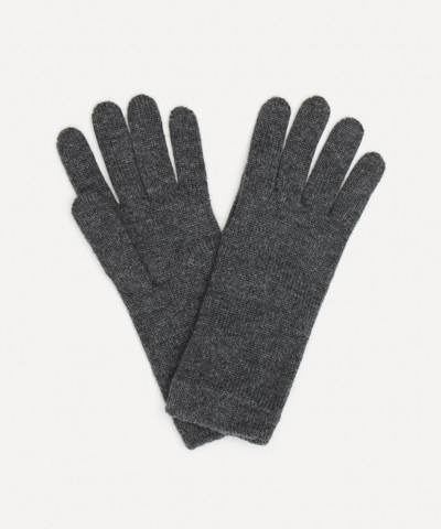 Johnstons Of Elgin Cashmere Gloves In Dark Granite