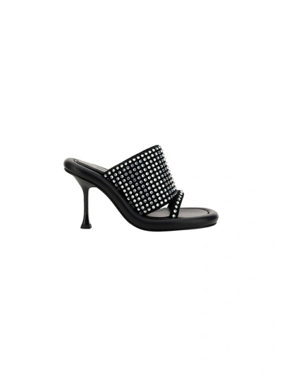 Jw Anderson Bumper Crystal Mules - J. W. Anderson - Black - Leather