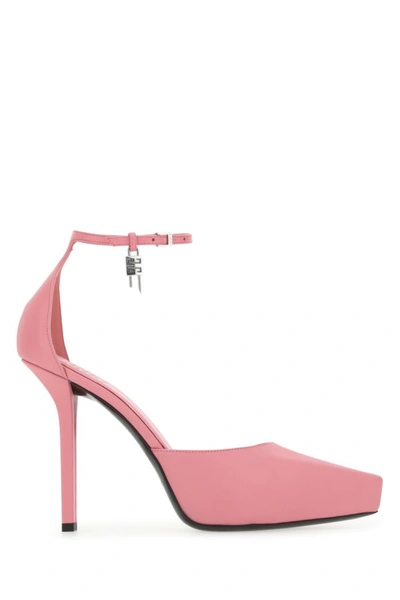 GIVENCHY GIVENCHY WOMEN PINK LEATHER G-LOCK PUMPS