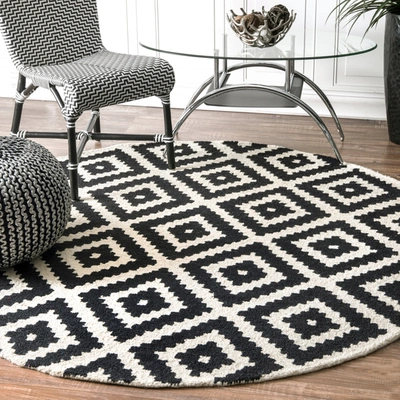 Nuloom Kellee Hand Tufted Geometric Wool Area Rug