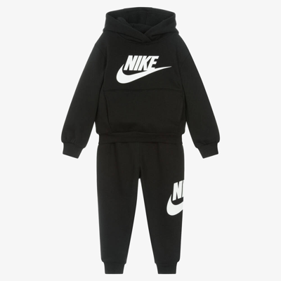 Nike Kids' Black Cotton Tracksuit