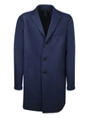 Harris Wharf London Boxy Cashmere Blue Coat In Blue