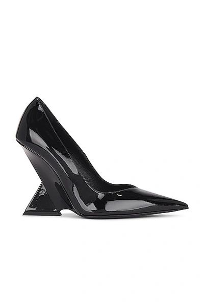 Attico Cheope 105mm Pointed-toe Pumps In Black