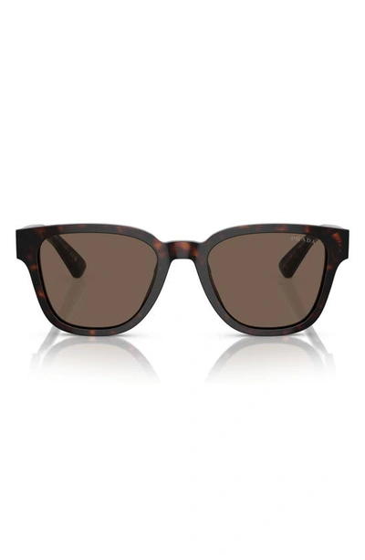 Prada Tortoiseshell-effect D-frame Sunglasses In Multi
