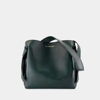 Acne Studios Musubi Medium Shoulder Bag In Green