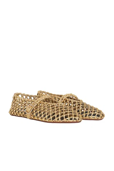 Alaïa Ballet Flat In 190 - Or
