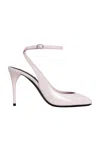 Alaïa Patent Leather Slingback Pumps In Pink