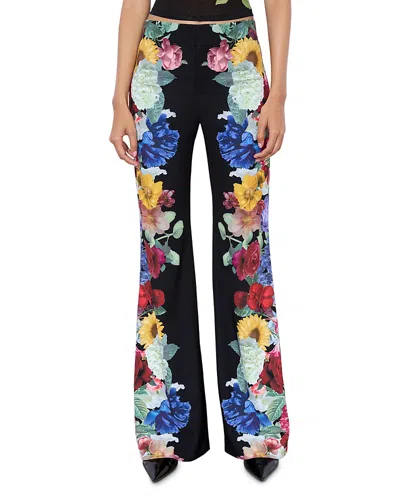 ALICE AND OLIVIA ALICE AND OLIVIA ANDREW MID RISE BOOTCUT PANTS