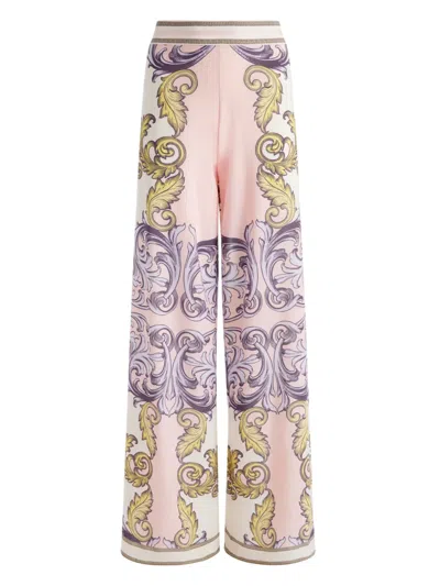 Alice And Olivia Athena Flared Wide Leg Pants Day Dreamer