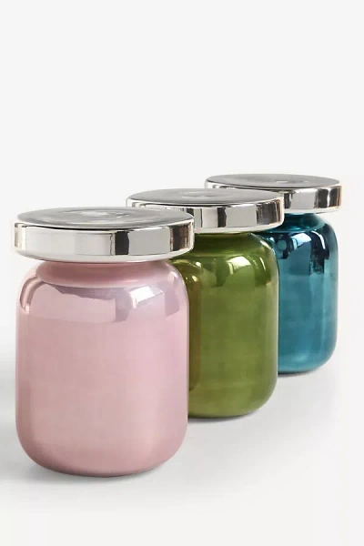 Anthropologie Noelle Glass Round Side Table In Multi