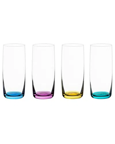 Anton Studio Designs Set Of 4 Gala Highball Tumblers In Multi