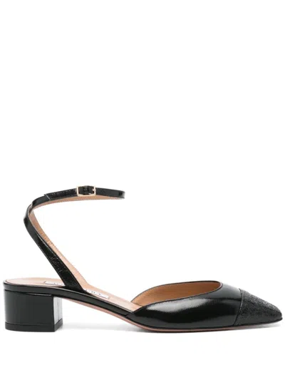 Aquazzura French Flirt 35 Patent-leather Mary Jane Pumps In Black