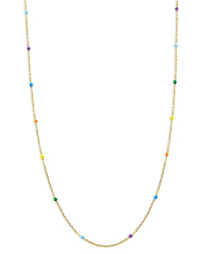 Argento Vivo Silver Necklace In Gold