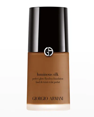 Armani Collezioni Luminous Silk Perfect Glow Flawless Oil-free Foundation In . (deep With A Peach Undertone)