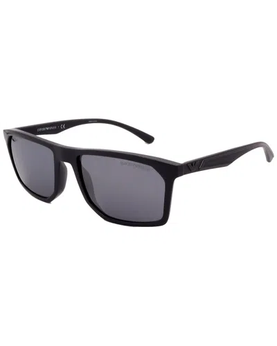 Armani Collezioni Armani Men's Ea4164 57mm Sunglasses In Grey