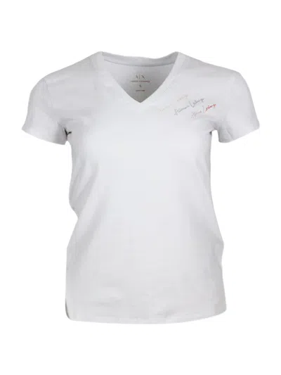 Armani Exchange T-shirt In White