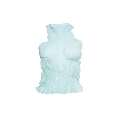 Audrey Vallens Women's Green Miss Av Lace Top