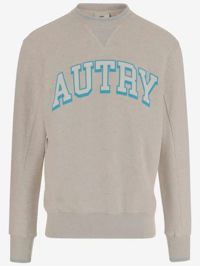 AUTRY COTTON SWEATSHIRT WITH LOGO
