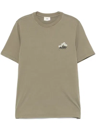 Autry Floral-print T-shirt In Green