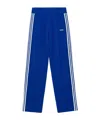 Autry Viscose Blend Logo Pants In Blue