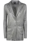 Avant Toi Wrinkled Stich Rever Jacket With Lamination Clothing In White
