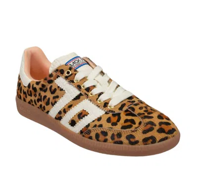 Back 70 Women Cloud Sneakers In Leopard Camel White In Multi