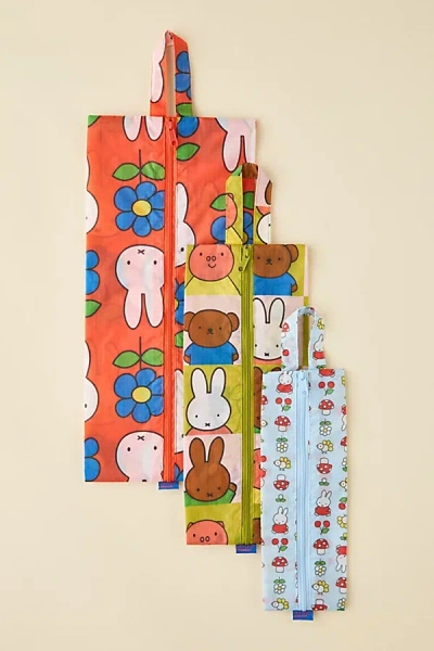 Baggu & Miffy 3d Travel Zip Pouch Set In Miffy At Urban Outfitters