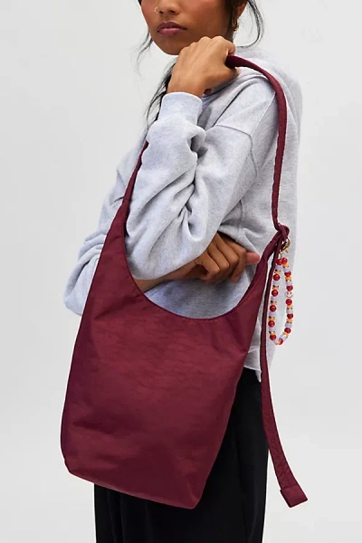 Baggu Small Nylon Sling Bag In Oxblood, Women's At Urban Outfitters In Purple