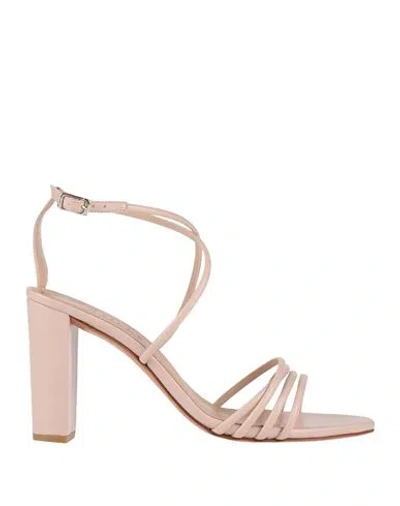 Bailly Woman Sandals Blush Size 11 Textile Fibers In Pink
