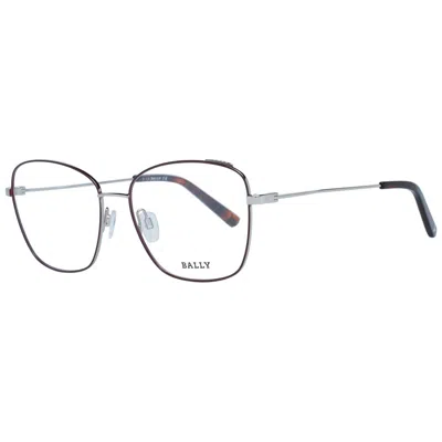 Bally Burgundy Women Optical Frames In White