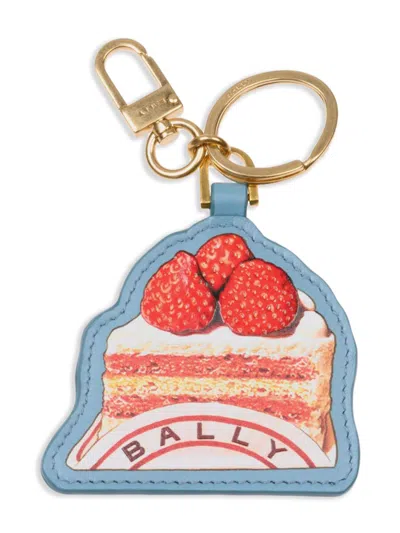 Bally Cake Keyring In Blue