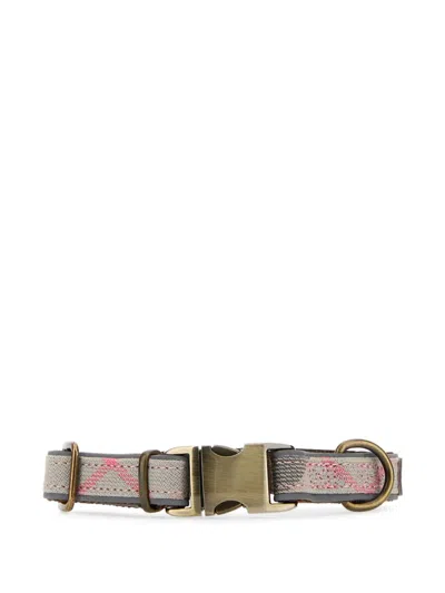 Barbour Check-pattern Collar In Neutrals