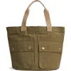 Barbour Transport Carryall Tote In Dusky Green