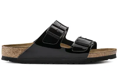 Pre-owned Birkenstock Arizona Birkoflor Patent (women's) Sneakers In Black