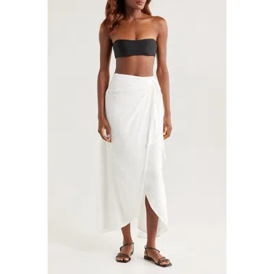 Boamar Lia Line Midi Cover-up Wrap Skirt