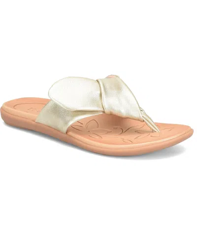 B.o.c. Women's  Halle Slip-on Sandals In Champagne Metallic