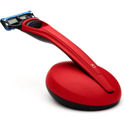 Bolin Webb X1 Matte Red Razor And Stand Set