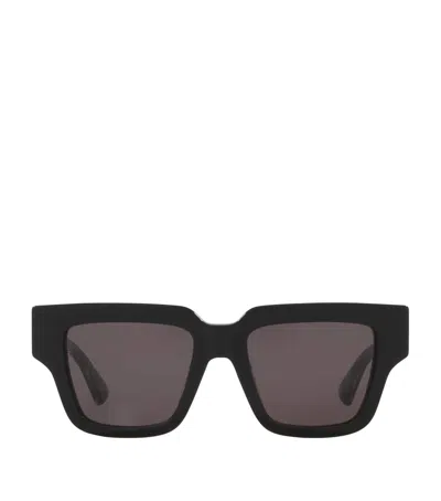 Bottega Veneta Black Square-frame Sunglasses