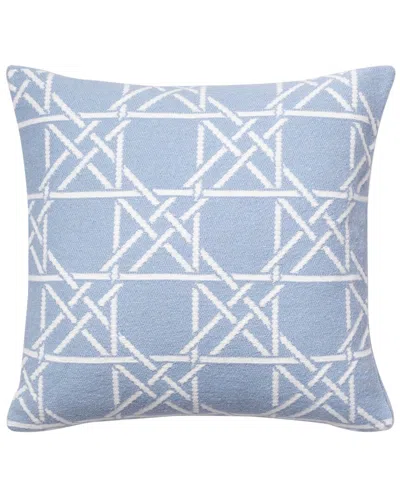 Brooks Brothers Lattice Work Decorative Cotton Pillow